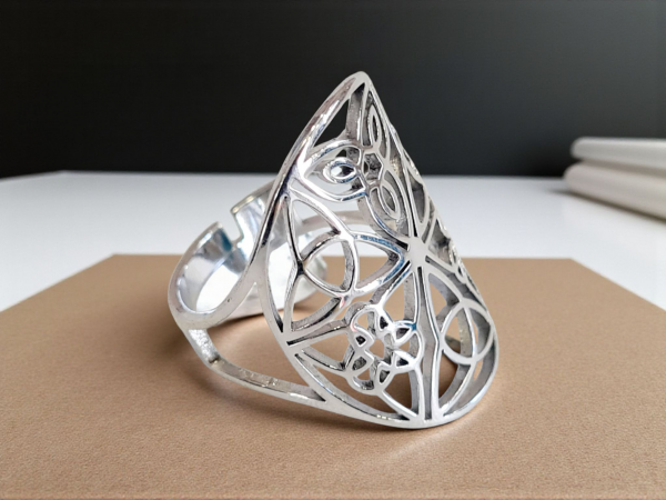 bague nœuds celtiques acier inoxydable